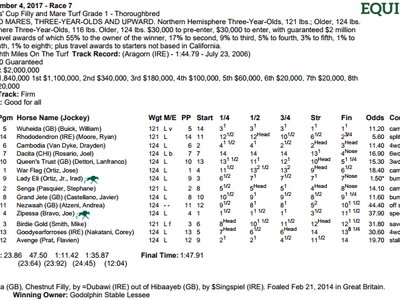 Review - Breeders' Cup Filly &amp; Mare Turf Image 4