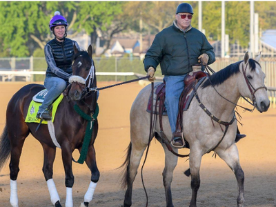 D Wayne Lukas trained-Bravazo Pointing Towards Gr.1 Dubai Wo ... Image 1