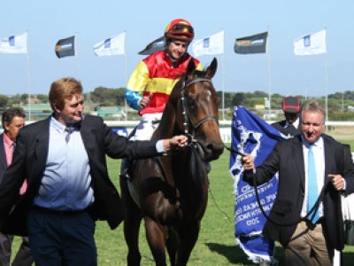 The Flag Of South African Bred Thoroughbreds Flying High At  ... Image 1